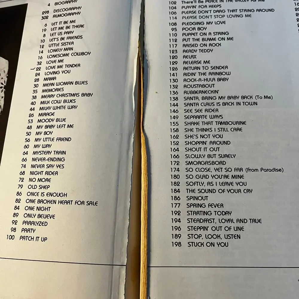 Elvis Presley Anthology Hal Leonard  Song Book Volume 1 & 2